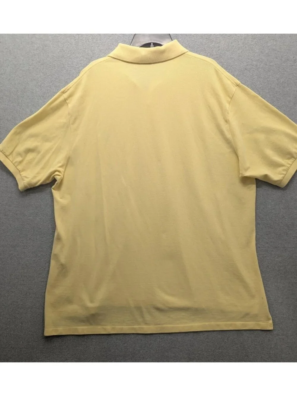 Polo By Ralph Lauren Polo Shirt Mens 2XLT Yellow Solid Cotton Big Tall Pony